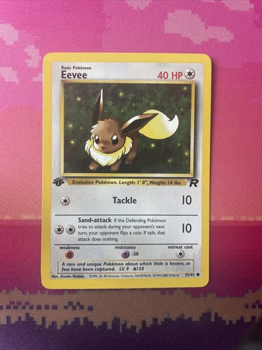 Pokemon card eevee team - pokemon,