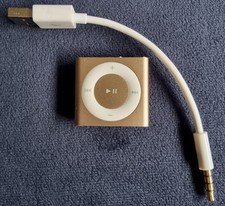 Apple iPod Shuffle 4th Gen - GOLD - 2GB Serial No: CC4RQ8GJGK68