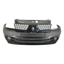 Renault Clio Mk2 Ph2 1998-2006 Front  Bumper  Black With Grills 7701476554