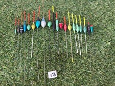20 x Used Pole Fishing Floats Match Fishing Tackle