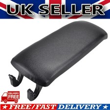For Audi A4 B6 B7 2000-06 Center Console Armrest Lid Cover PU Leather Black NEW