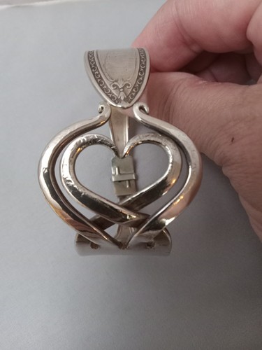 Heart fork upcycled fluer - fork,