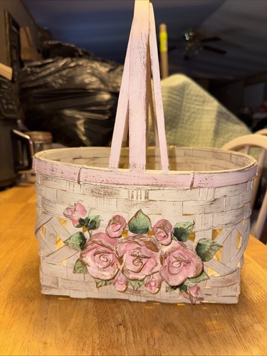 Vintage cottagecore basket - vintage,