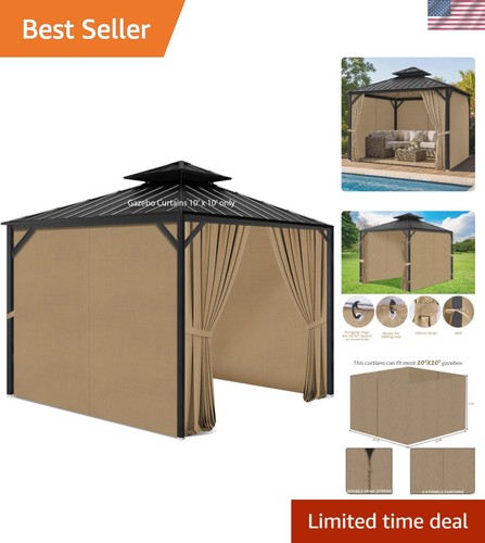Gazebo privacy curtains x - gazebo,