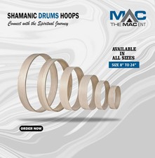 Shamanic Drum Hoops made of