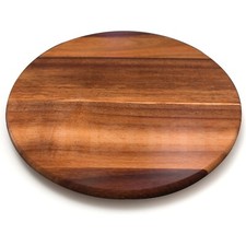 Acacia Wood 35cm Lazy Susan Turntable Kitchen Lipper International Wooden UK