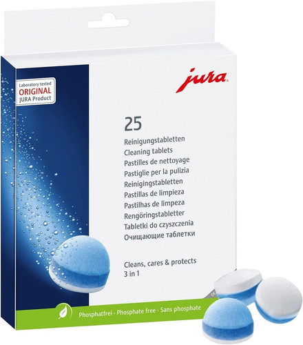 Jura phase cleaning tablets - 3-phase,