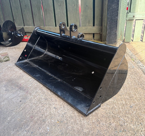 Brand new mini digger digging - brand,