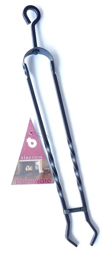 Coal tongs cast iron heavy - cast,