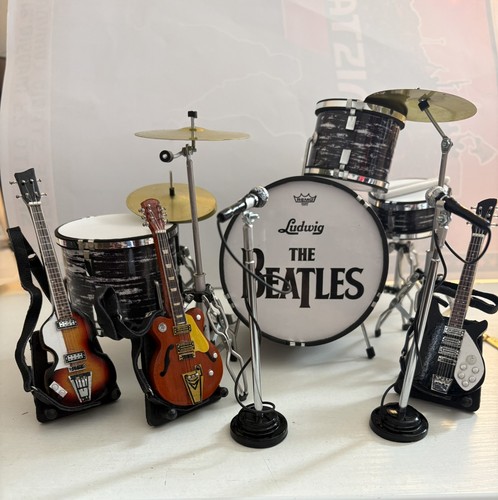 Beatles miniature drums - beatles, with