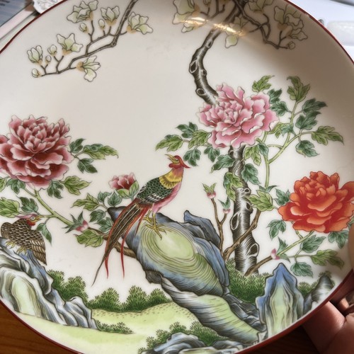 Vintage decorative bird - decorative, plate