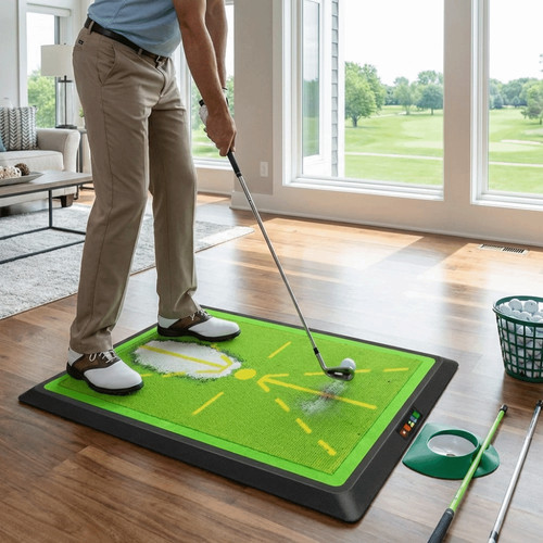 Ball display track golf - track, strike