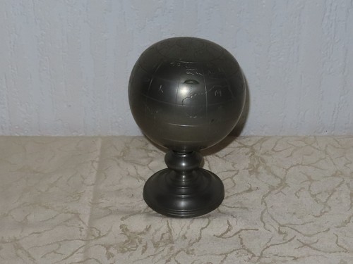 Vintage tin globe - vintage,