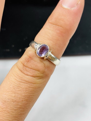 Vintage silver and - , oval