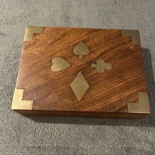 Small wooden box 2 deck
