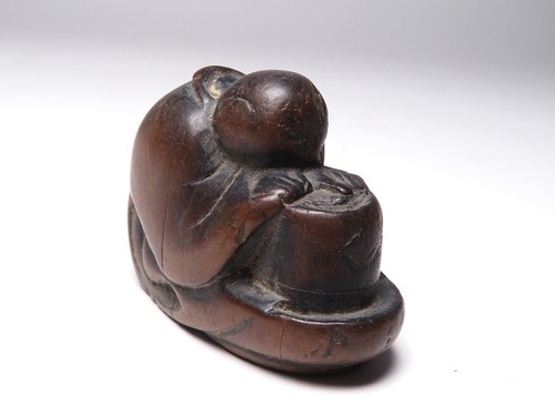 Edo japan antique wooden stone - antique,