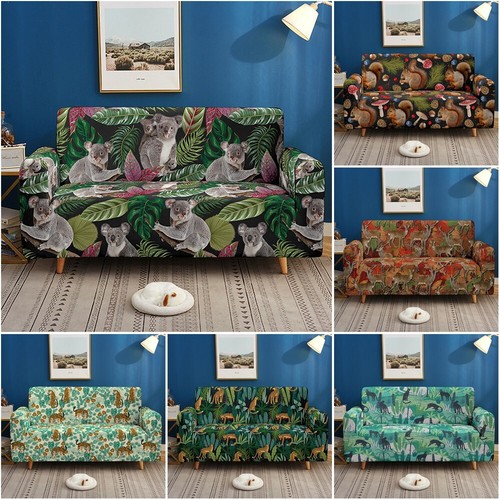 Forest animal sofa cover - forest,
