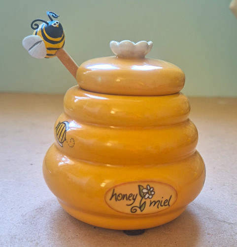 Yellow beehive ceramic - beehive,