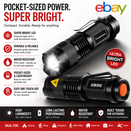 Mini torch light flashlight - torch,