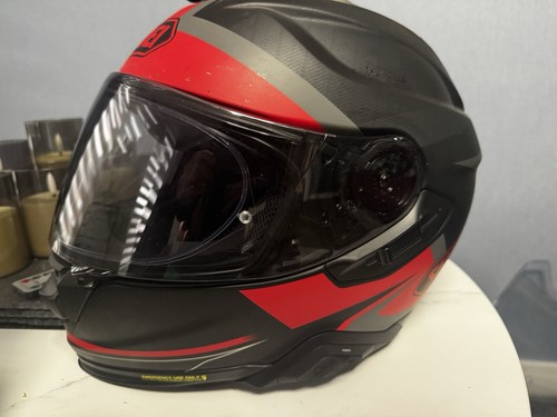 Shoei with comms and - shoei,