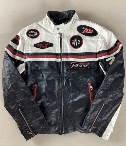 Vintage leather biker - vintage,