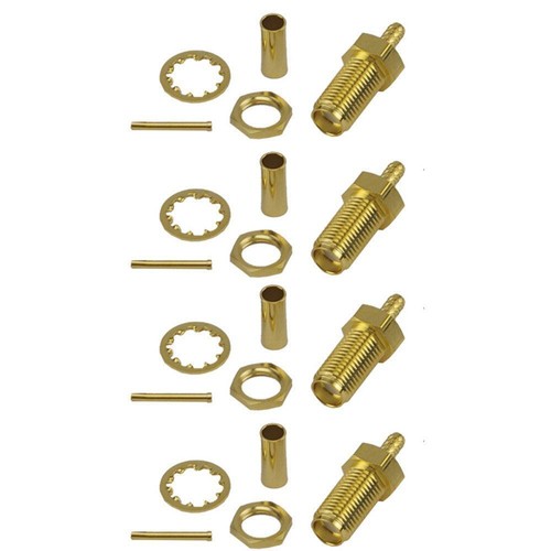 Pack sma female crimp - pack,