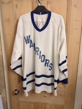 Warriors Ice Hockey Jersey- Maska Air Knit- # 71 Size XL Pit To Pit 26 Marks...