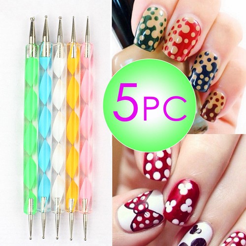 5pcs 2way marbleizing dotting - marbleizing,