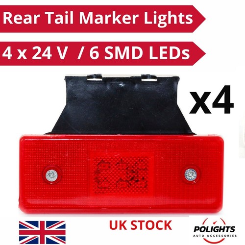 Red marker side - red, led