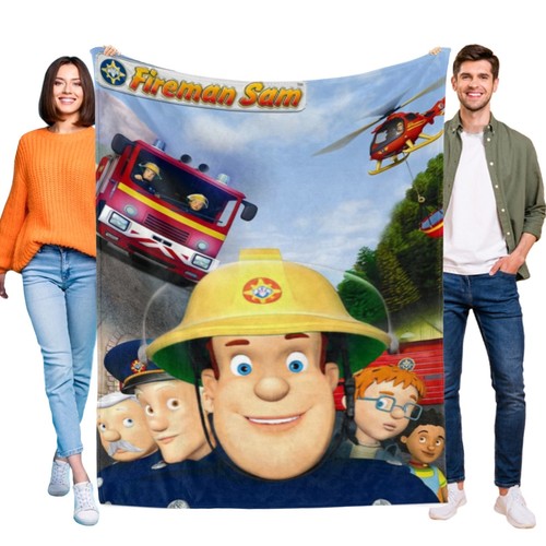 Fireman sam blanket flannel - fireman,