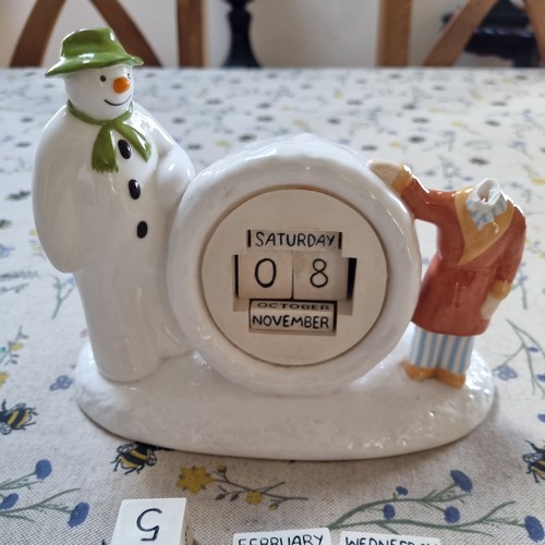 Damaged coalport snowman - snowman, &