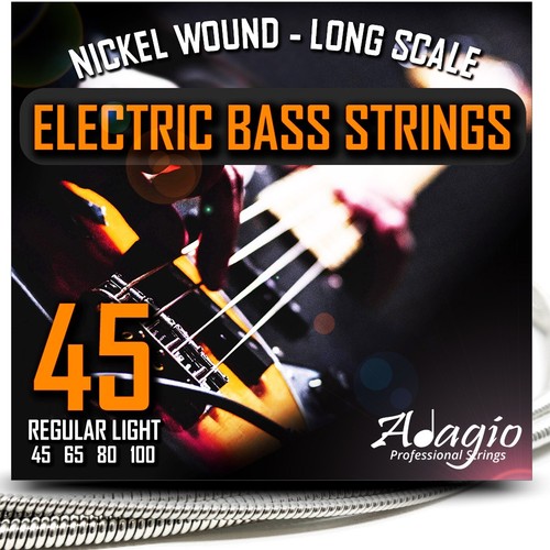 Electric bass guitar strings - bass,