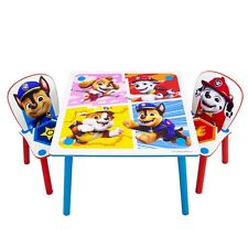Paw Patrol Kids Table and Chairs Set Toddler Desk Bedroom Playroom Furniture