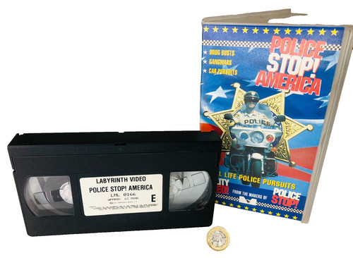 Video tape vhs police - vhs,