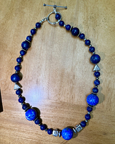 Vintage blue lapis lazuli - vintage,