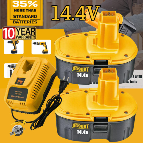 2pack for dewalt dc9091 - 2pack,