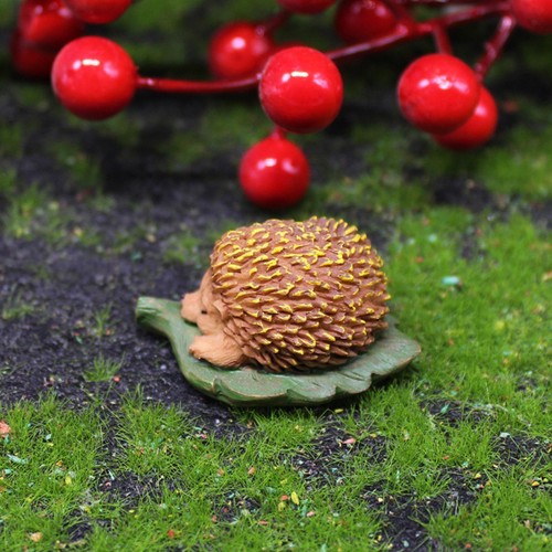 Hedgehog statue garden - hedgehog,