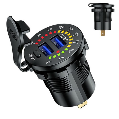 Motorcycle 12v 24v qc3 - motorcycle, dual