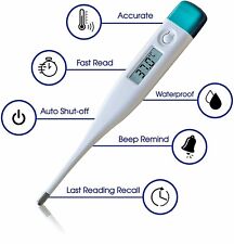 Digital LCD Thermometer Baby Adult Kids Safe Body Ear Mouth Temperature UK Stock