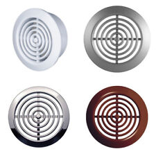 2 x Round 45mm / 52mm Air Vent Grille Soffit Furniture Ventilation Cover