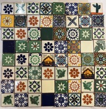 64 Ceramic Mexican Tiles