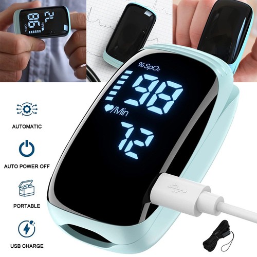 Fingertip pulse oximeter blood - fingertip,