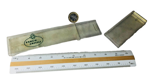 Ruler faber castell white - ruler,