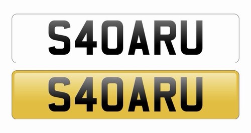 Subaru private plate s40 - private,
