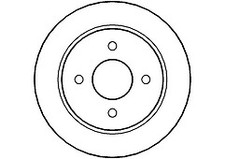 REAR BRAKE DISCS FOR  FORD
