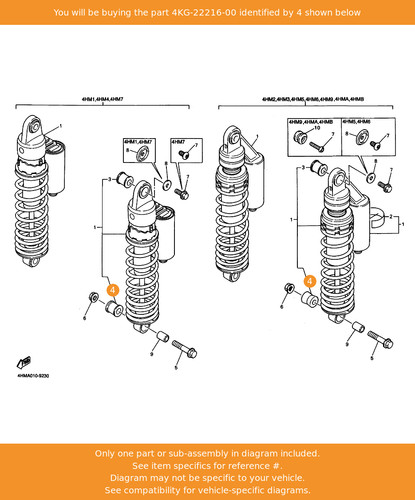 Yamaha bush rear shock - bush,,