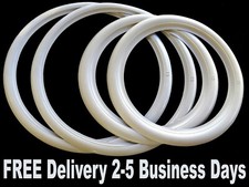 Portawall Motorbike Front Slim 2x 19" Back Wide 2x 15" White wall Tyre Trim Set