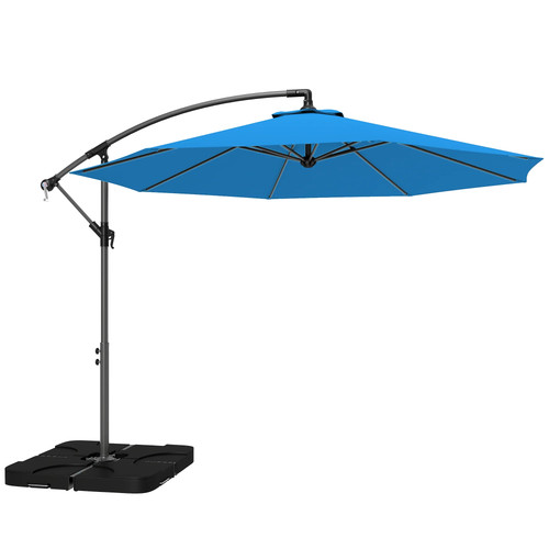 Overhanging parasol with - 3m,