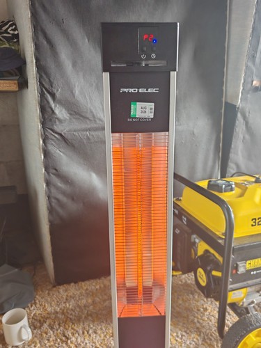 Pro elec patio heater - pro-elec,