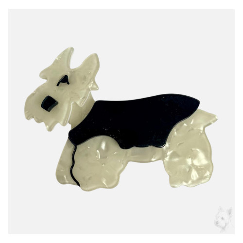 White westie terrier - white,